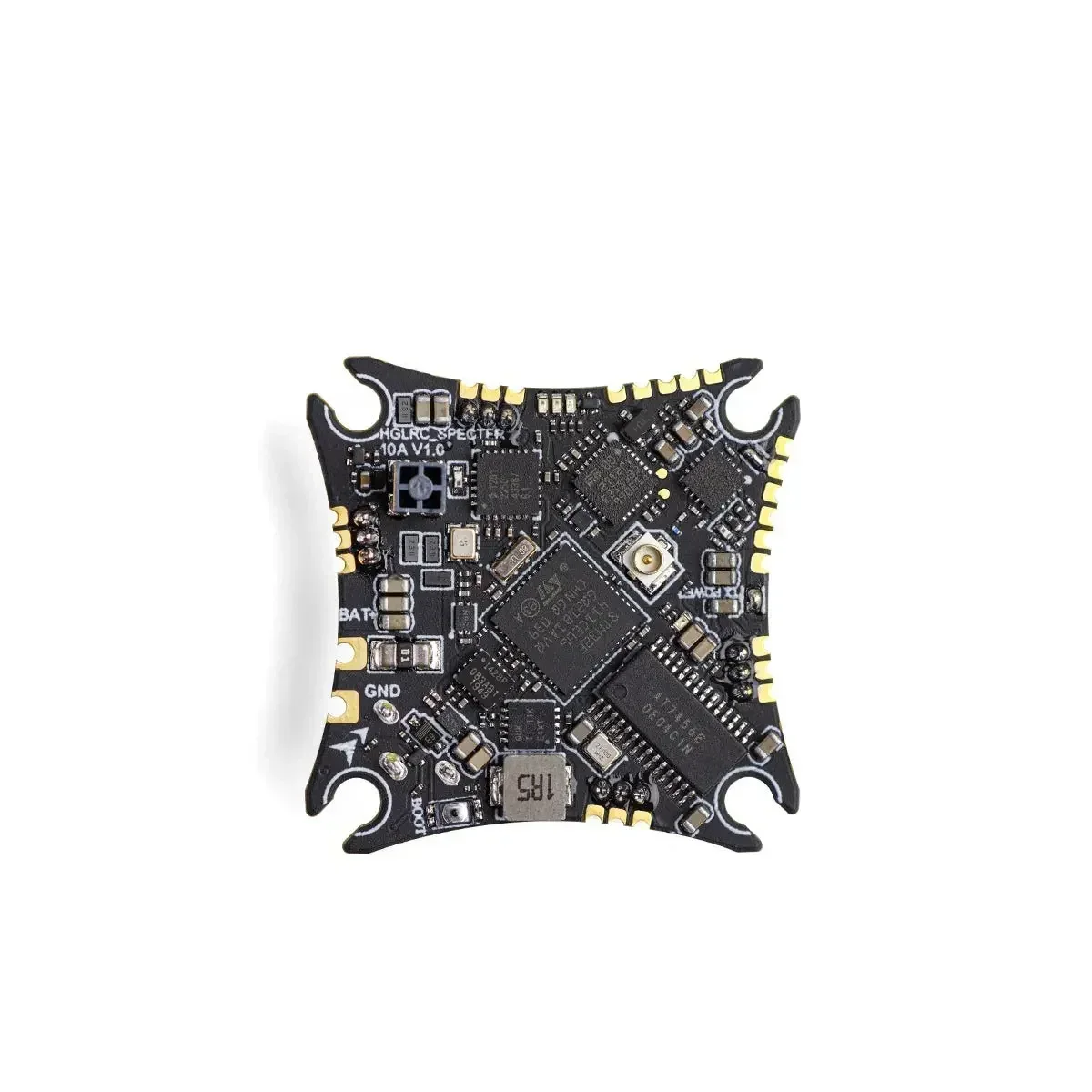 HGLRC SPECTER 10A 1-2S AIO - F411 Flight Controller BLHELIS 10A 5.8G 400mW VTX SPI ELRS 2.4G RX thumbnail 4