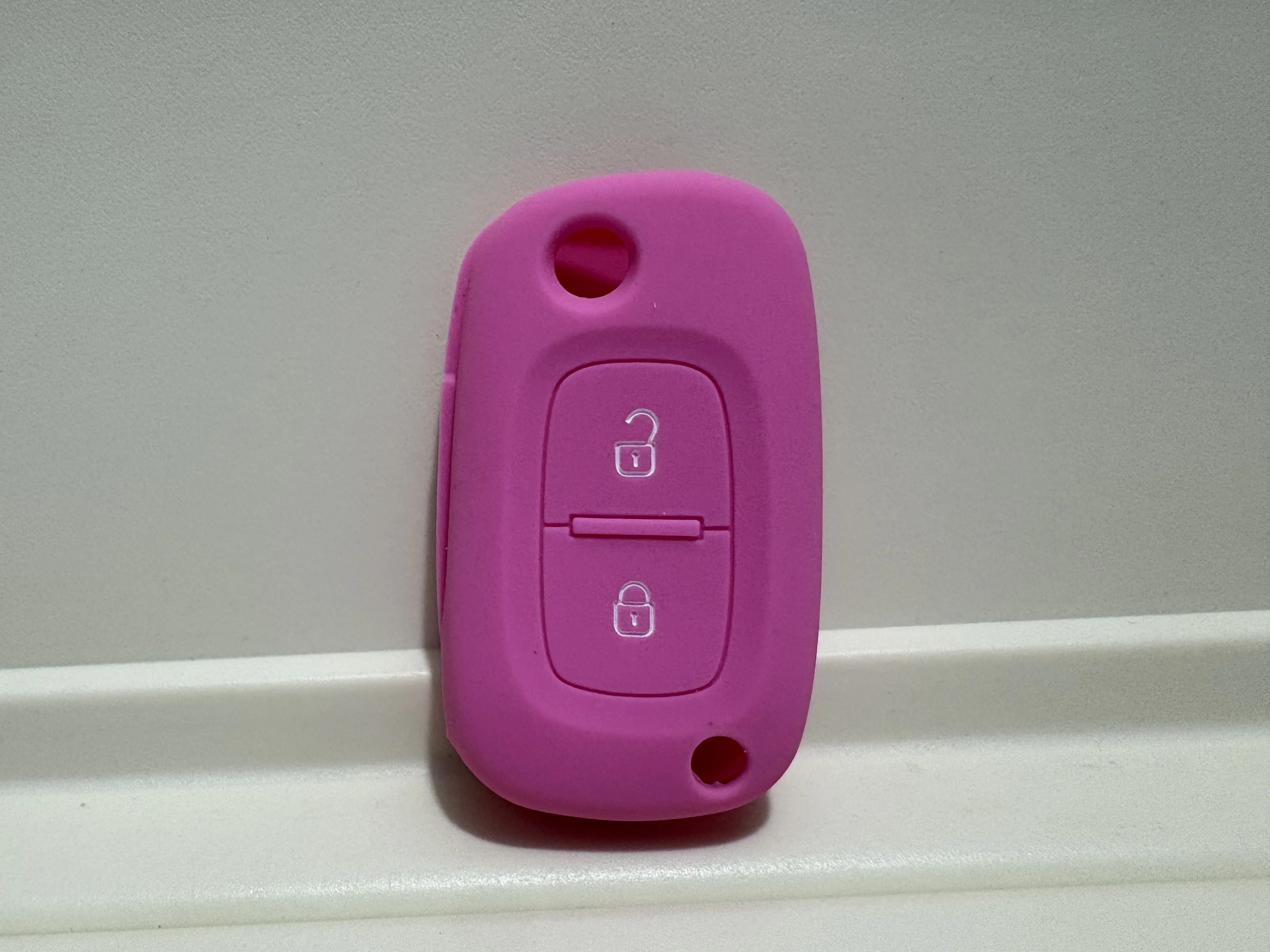 Premium Silicone Car Key Cover Case - Durable Flip & Fold Protection