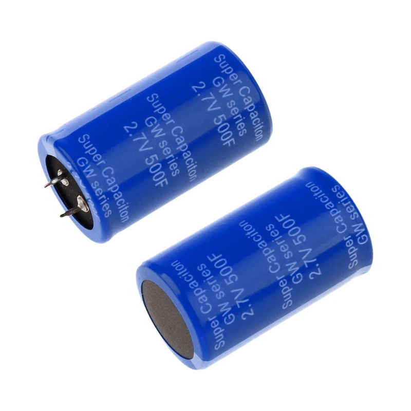 2.7V 500F Super Capacitor Volume 60x35mm Vehicle Rectifier Ultracapacitor Electrical Components