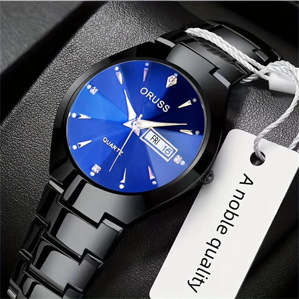 New Men's Watch Upscale Trend Fashion Gentleman Durable Precise Calendar Men's watch 3