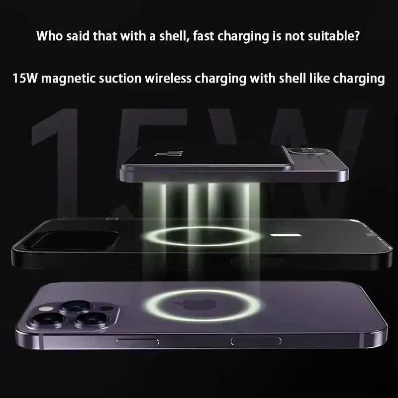 50000mAh Magnetic Wireless Power Bank 5000mAh Portable PD 20W Fast Charging External Battery for iPhone 14 13 Samsung Powerbank