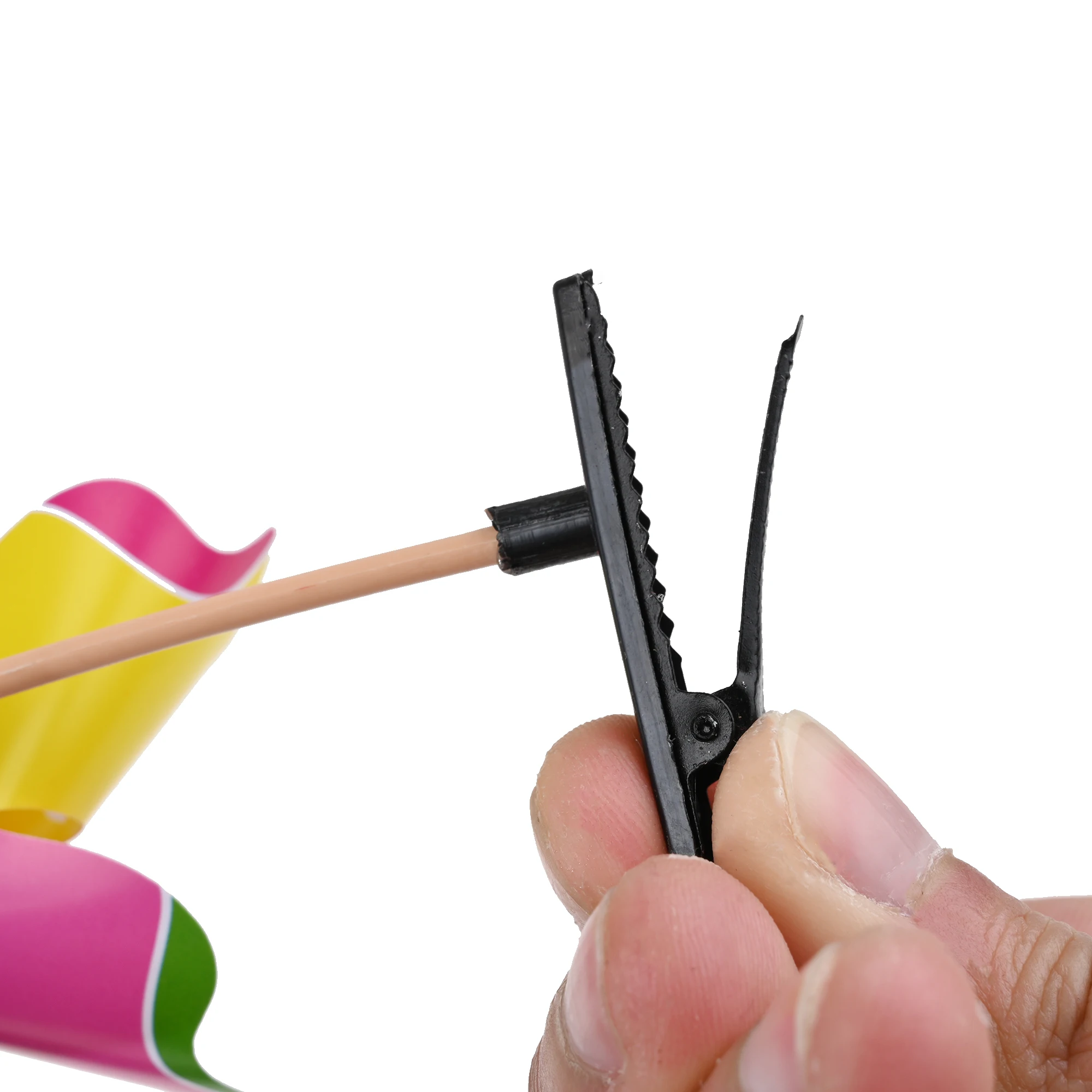 Fermaglio capelli arcobaleno a mulino per bambina molletta dolce_voghion.com