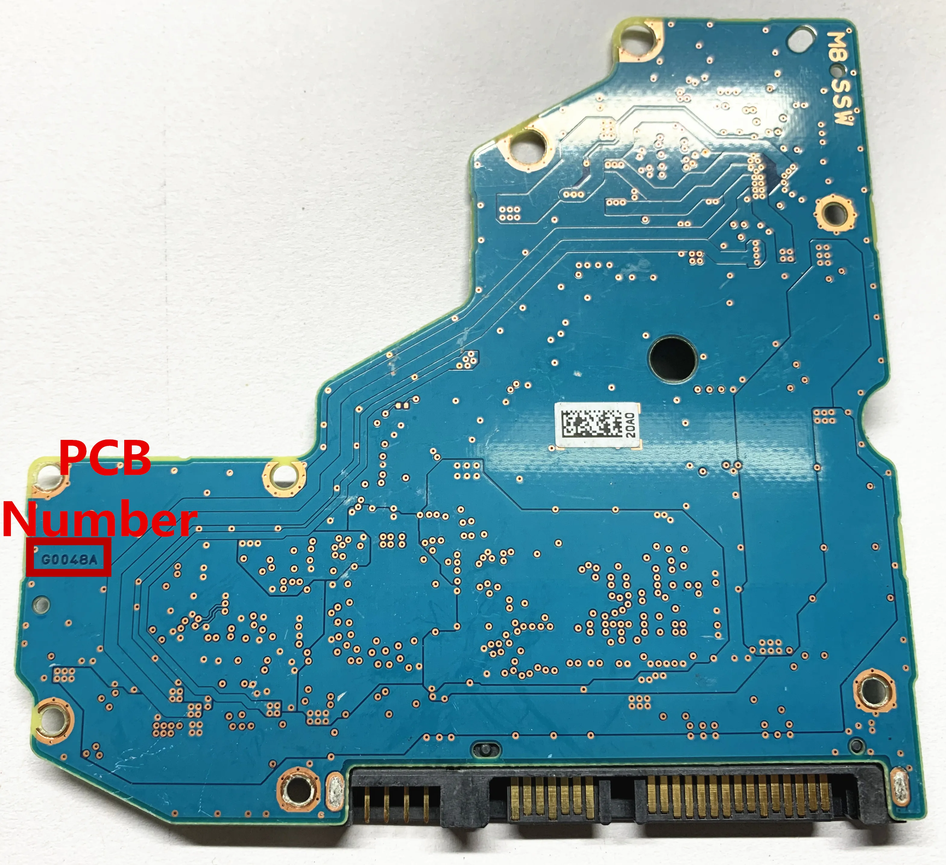 Toshiba Placa de Circuito de Disco Rígido 8tb Hdd Pcb Placa Lógica G0020a G0048a G0038a G4013a G3881a G3820a - Imagem 5