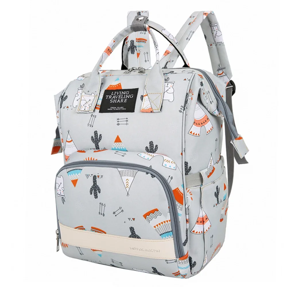 Multifunctional Mommy Backpack Large Capacity Durable Material Travel Backpack Maternity Design Wear-resistant Baby Diaper Bag