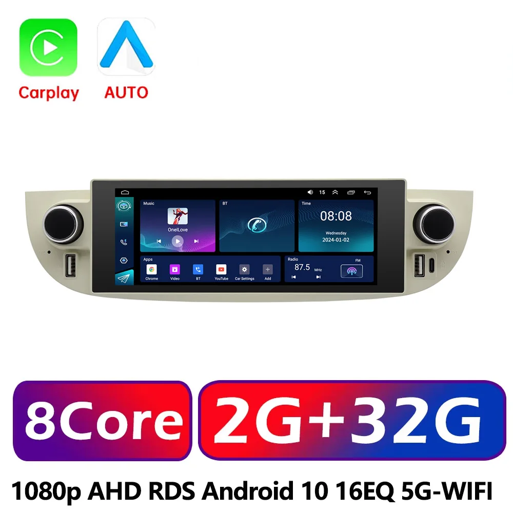 MASCHERINA AUTORADIO DOPPIO ISO PER FIAT 500 L DAL 2012 FIAT 500L - Foto 9