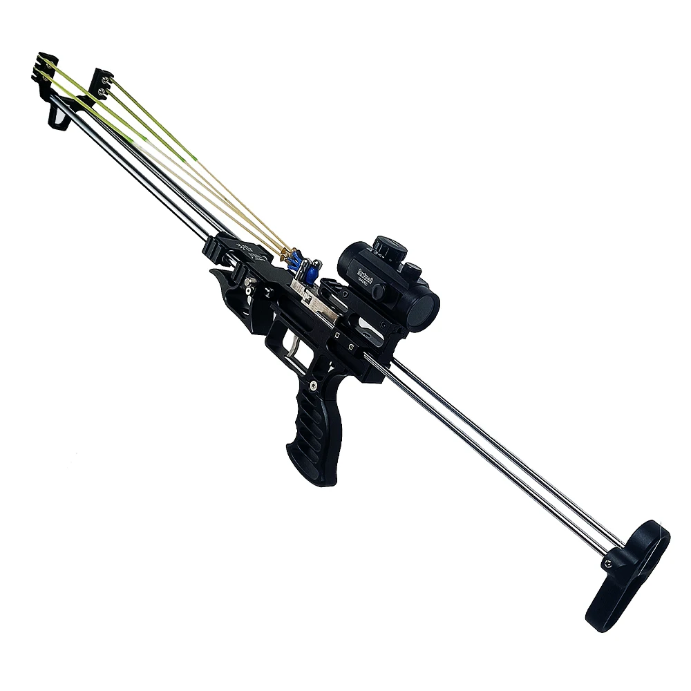 Outdoor Hunting Eagle Powerful Slingshot Metal Shooting Sights Slingshot Chinese Mechanical Fish Catapult