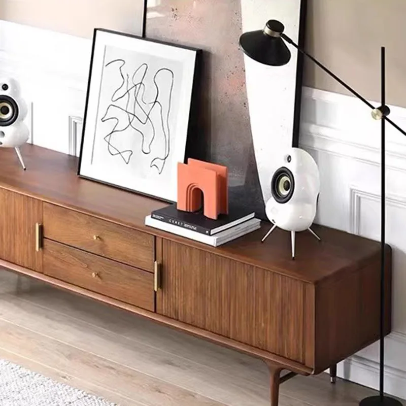 로우 보드 TV 스탠드 모바일 마운트 캐비닛 커피 디자인 테이블 텔레비전 나무 모니터, Muebles Para El Hogar 침실 가구