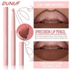 Tapered Nib Lip Liner Pencil Matte Red Brown Plumping Lip Stain Lasting Waterproof Fine Lipstick Slim Lip Outline Contour Makeup 3