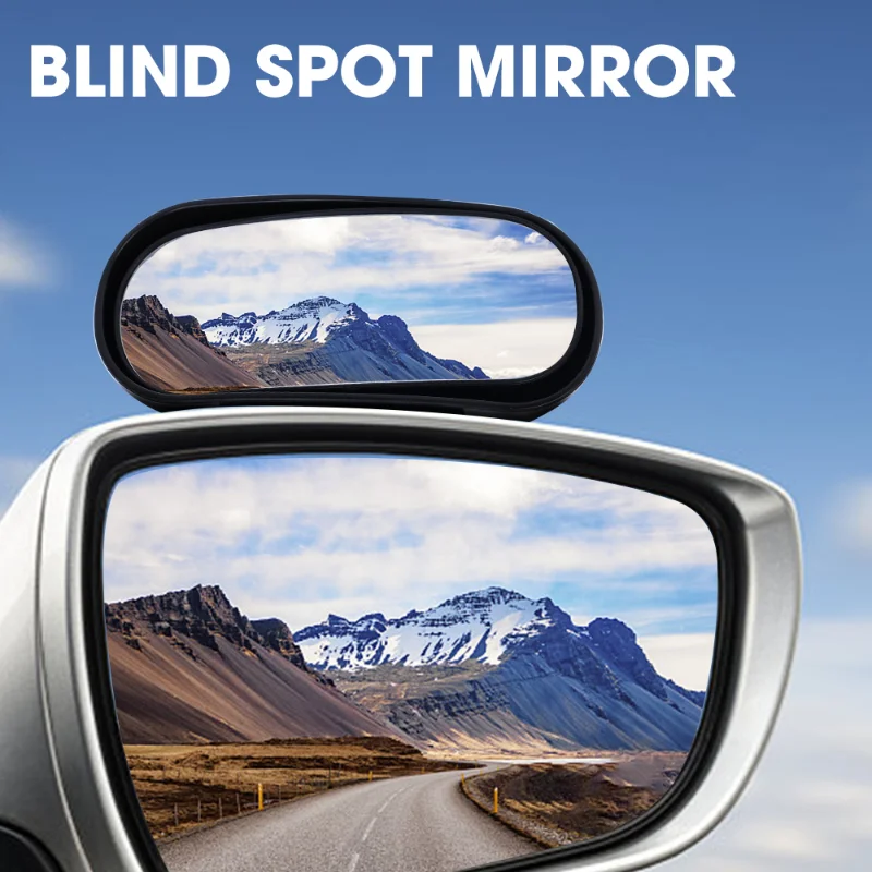 

Car Rearview Mirrors 360° Adjustable HD Blind Spot Mirror Auto Reversing Small Round Car Mirror Large Field of View Reflector