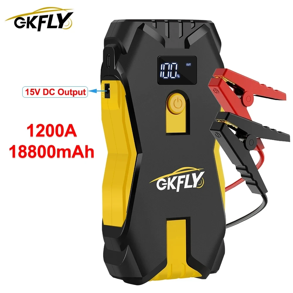 Car Jump Starter Jump Starter 1200A Portable Car Jump Starter 18000mAh Power Bank Car Booster Charger
