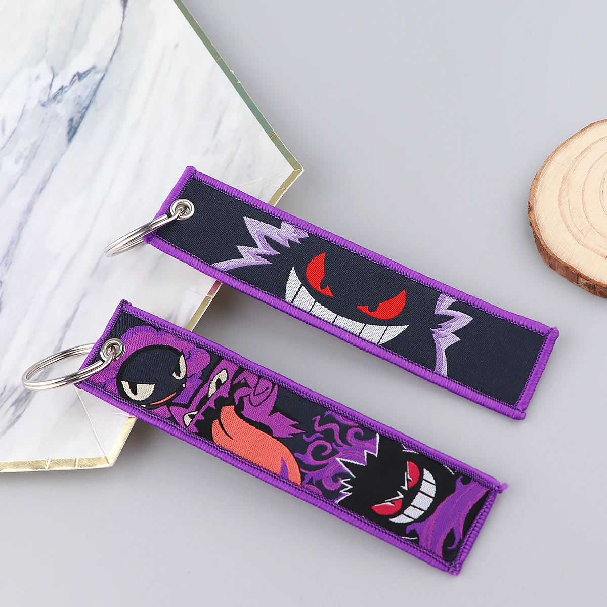 Pokemon Embroidered Keychain – Pikachu & Friends Jet Tag - Image 5