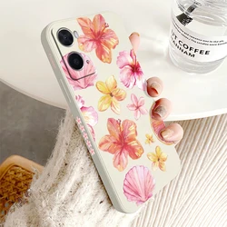 Colorful Floral Pattern Shockproof Silicone Phone Case for OPPO A95 4G (White-793)
