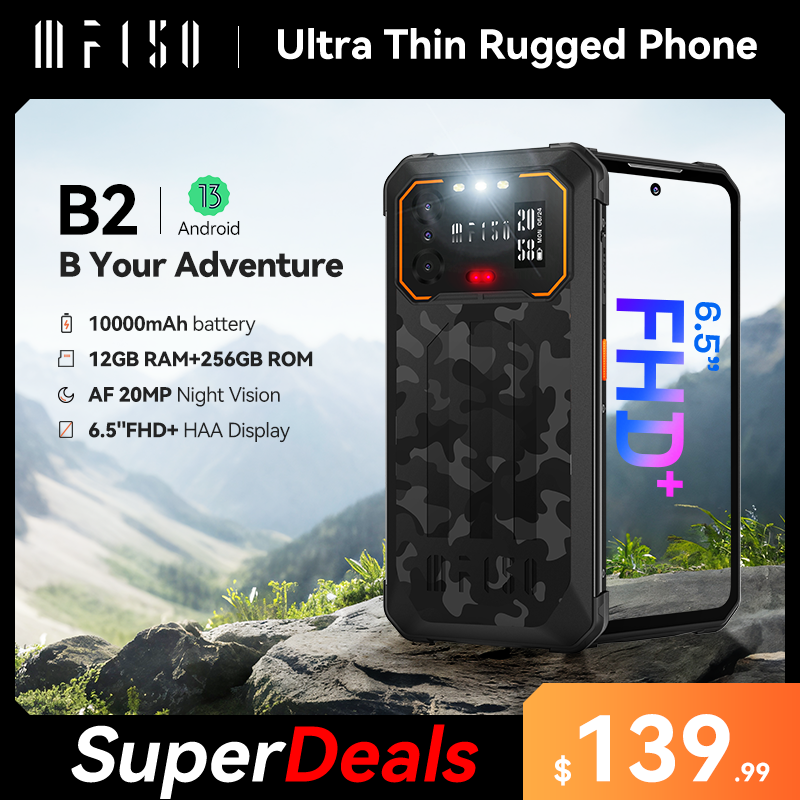  [World Premiere] IIIF150 B2 6.5"FHD+ Display Rugged Machine Night Vision 10000mAh 48MP Camera Android13 12GB(6+6 Extended) 256GB 