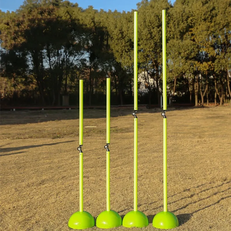 Set 6 Pali Da Slalom TRMLBE - Per Allenamento Calcio E Agilità, Con Punta In Metallo (Giallo) - Foto 11