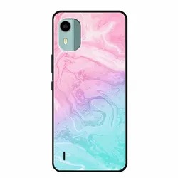 Marble Soft Silicone TPU Phone Back Cover Case - Stylish Protective Bumper for Nokia C12 Plus (7)