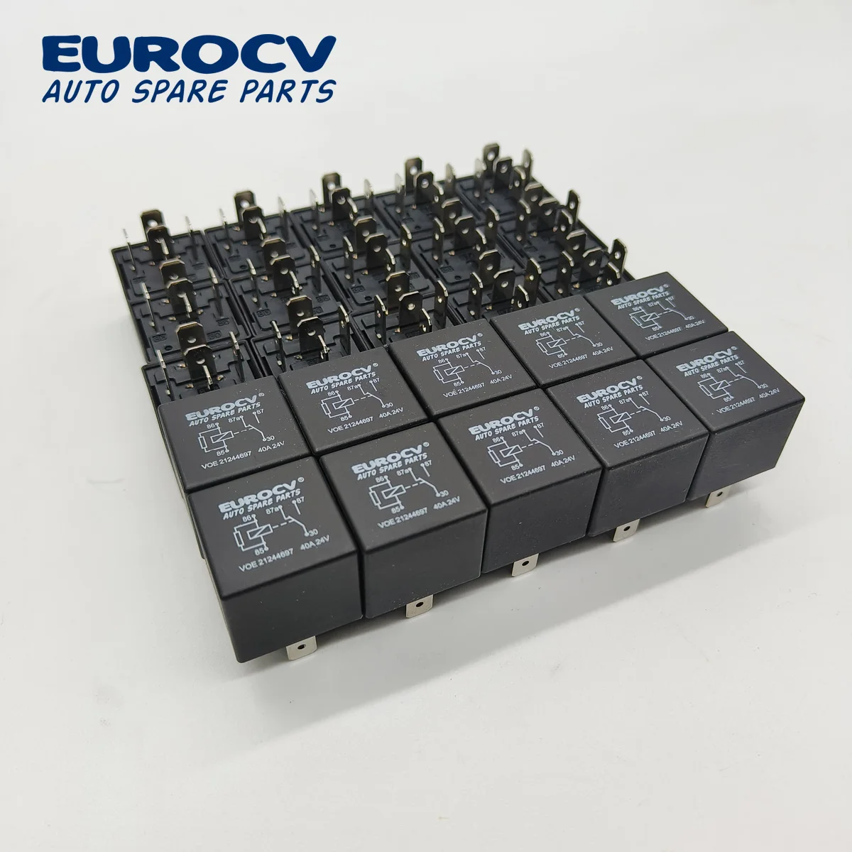 Spare Parts for Volvo Trucks VOE 3171420 20374662 21244697 Relay 5 Pin 24V 40A 25 Pcs In One Box truck relay