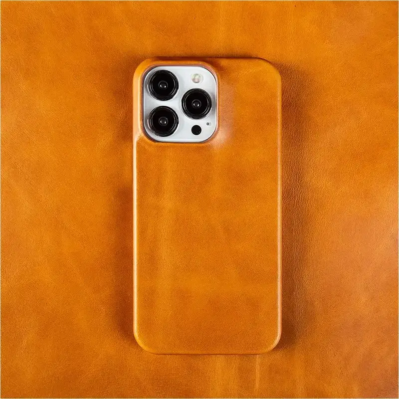 For Case iphone 16 Pro Max Cases Oil Wax Luxury Genuine Leather Cover For Iphone 17 16 15 14 13 XS Max X 8 Plus Phone Shell Capa - Image 9