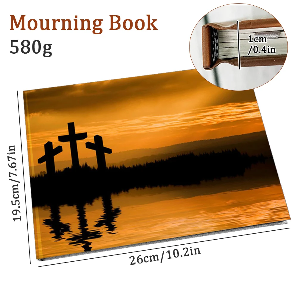 Funeral Sign In Guest Book Signature Funeral Reception Message Book Celebration of Life Keepsake Anniversary Memorial Service