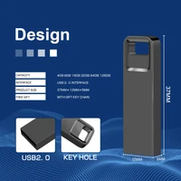 JASTER Memory Stick 2.0 Metal USB Flash Drive 64GB Free Custom LOGO Pen Drives 32GB Usb Pendrive Pack U Disk 16GB Free of Charge 3