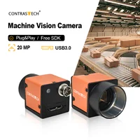 Compact 20MP IMX183 GigE/USB3.0 Rolling Shutter High Resolution Camera for Automation Inspection acA5472-17um Contrastech 1