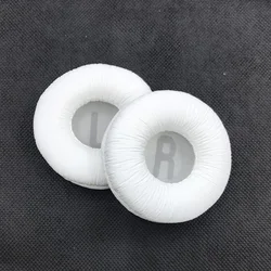 Premium Ear Pads Cushion for Headphones - Comfortable Replacement Pillow Covers (White)