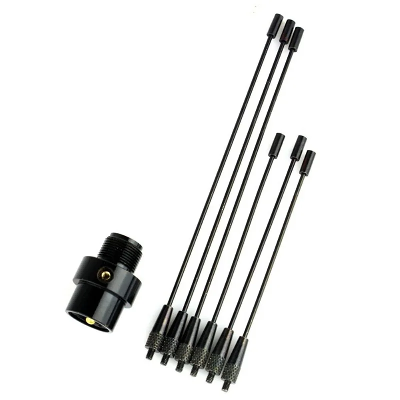 DIGIT-6 세트 전자 액세서리: 3 세트 안테나 UHF-F 10-1300Mhz 안테나 및 3 세트 듀얼 밴드 안테나 UHF / VHF 144/430Mhz 2.15