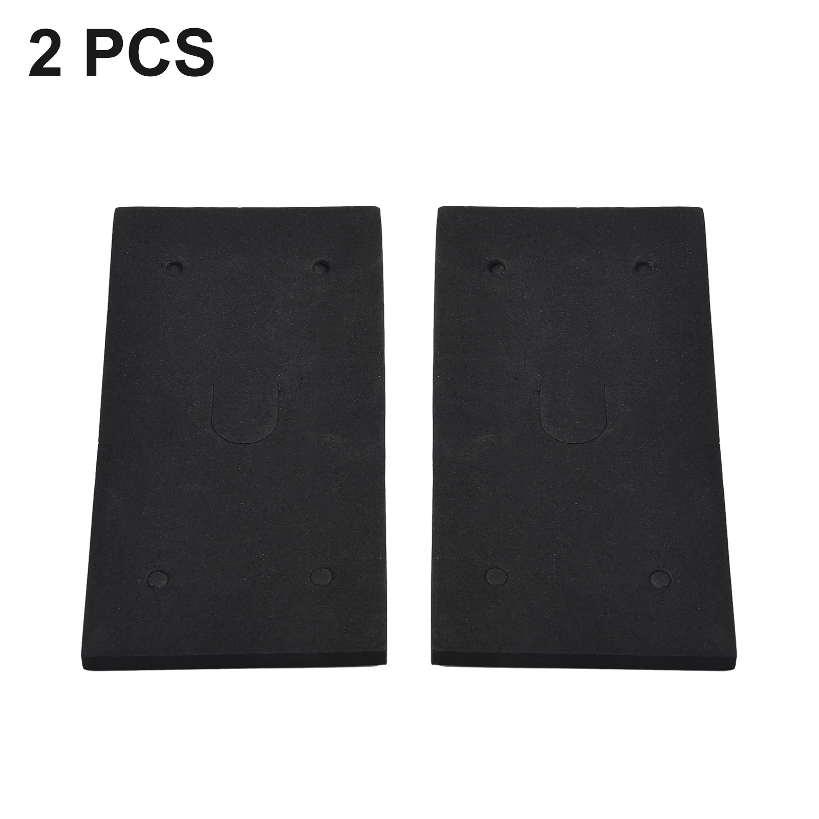 

2pcs Sander Back Pad 7.3\" X 3.6\" X 0.315\" 4 Holes Self-Adhesive Foam For 9035 Backed Plate Abrasive Disks