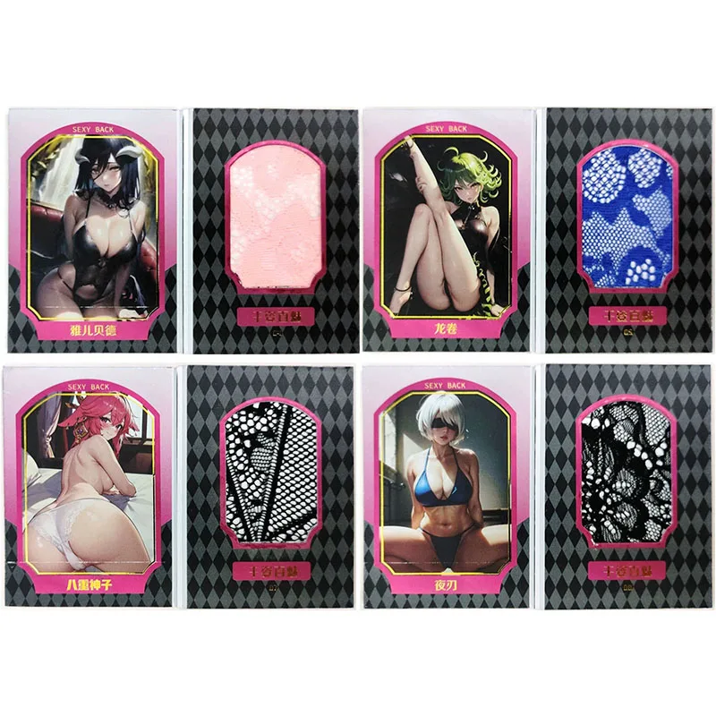 

Anime Goddess Story Rare Refractive Flash Cards Tatsumaki Yae Miko Toys for boys Collectible Cards Christmas Birthday Gifts