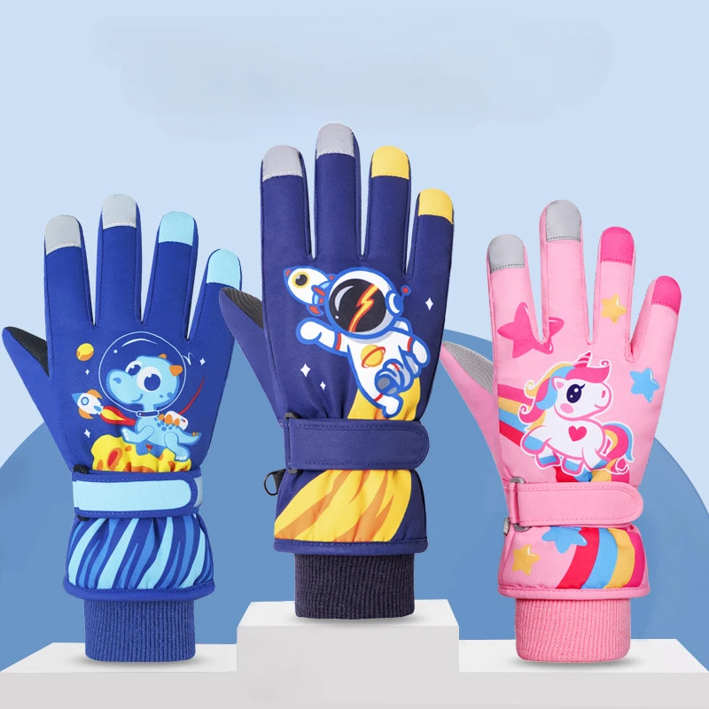 

Cute Cartoon Gloves Winter Children's Outdoor Gloves Non-slip and Wear-resistant Suitable for Both Men and Women Winter Gloves