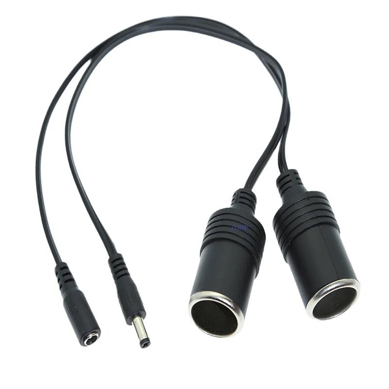 

High Power Cigarette Lighter Socket 5.5*2.1 DC Plug Socket Power Cord Female/Male Socket Cigarette Lighter Auto Parts