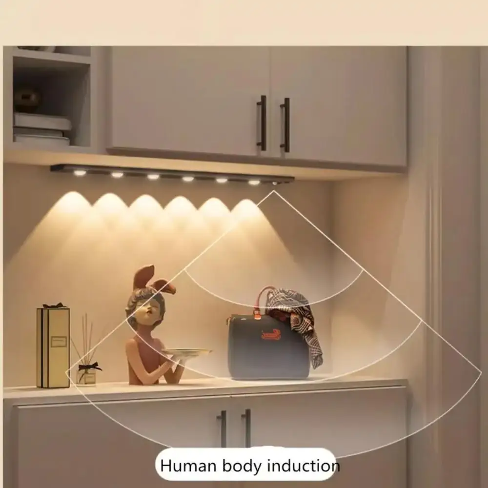 Motion Sensor Light led night light led cabinet light led motion sensor light cabinet lights motion sensor light led cabinet lights motion sensor lights under cabinet light LED Sensor Lamp Wireless Ultra Thin USB LED For Kitchen Cabinet Bedroom Wardrobe Indoor Lighting Night Light