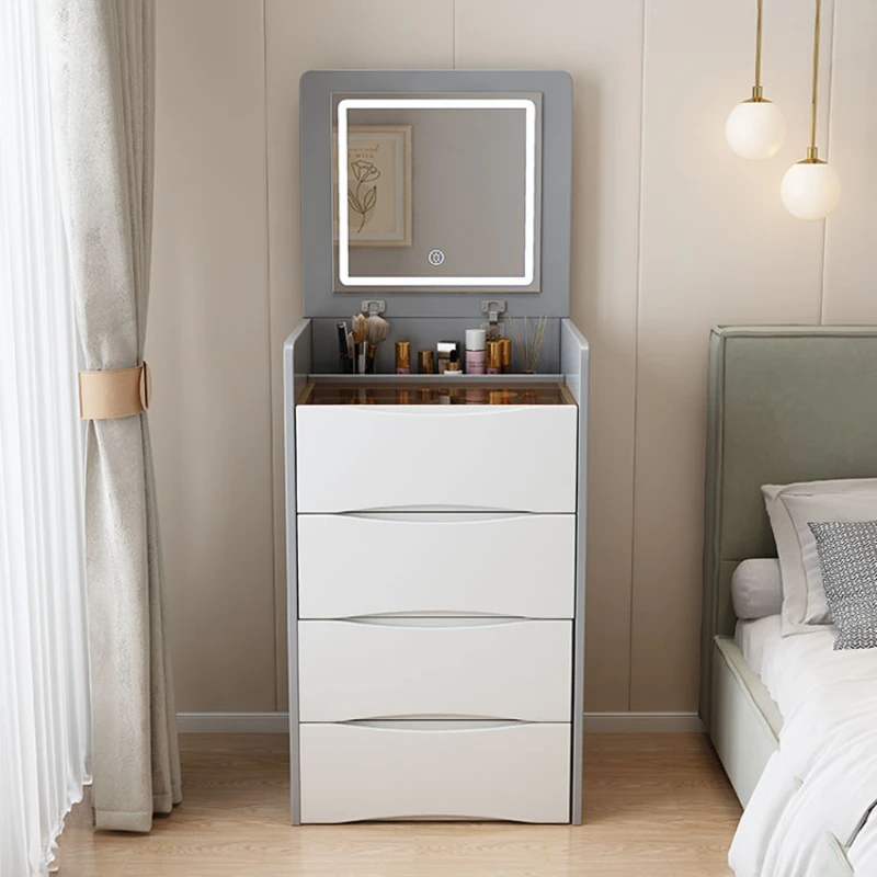 

Integrated Flip Cover Dressers Storage Cabinet Bedside Modern Simplicity Dressers Tocador Maquillaje Bedroom Furniture CTG-101