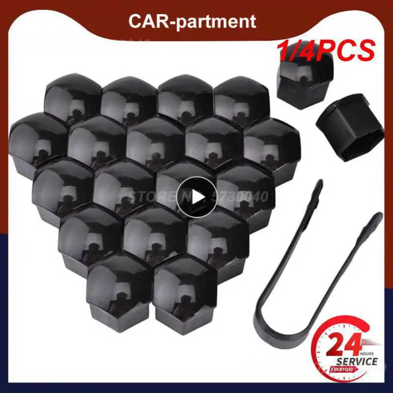 

1/4PCS 17mm 19mm Wheel Nut Bolt Head Cover Protective Bolt Caps Exterior Decoration Protecting Bolt Rims Screws Plugs