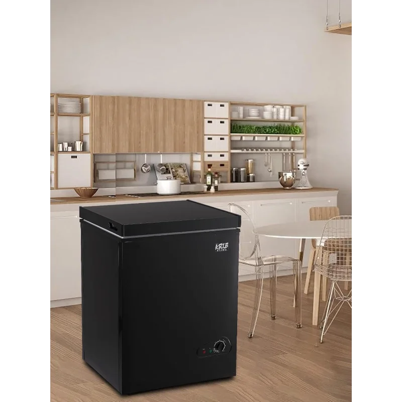 Compact Mini Chest Freezer with Temperature Control