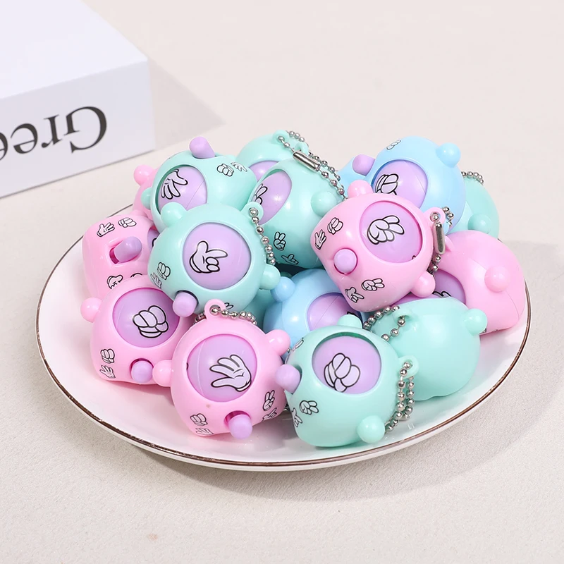 12Pcs Fun Guessing Egg Game with Keychain Kids Birthday Party Favors Pinata Fillers Toys Christmas Gift Wedding Guests Gifts