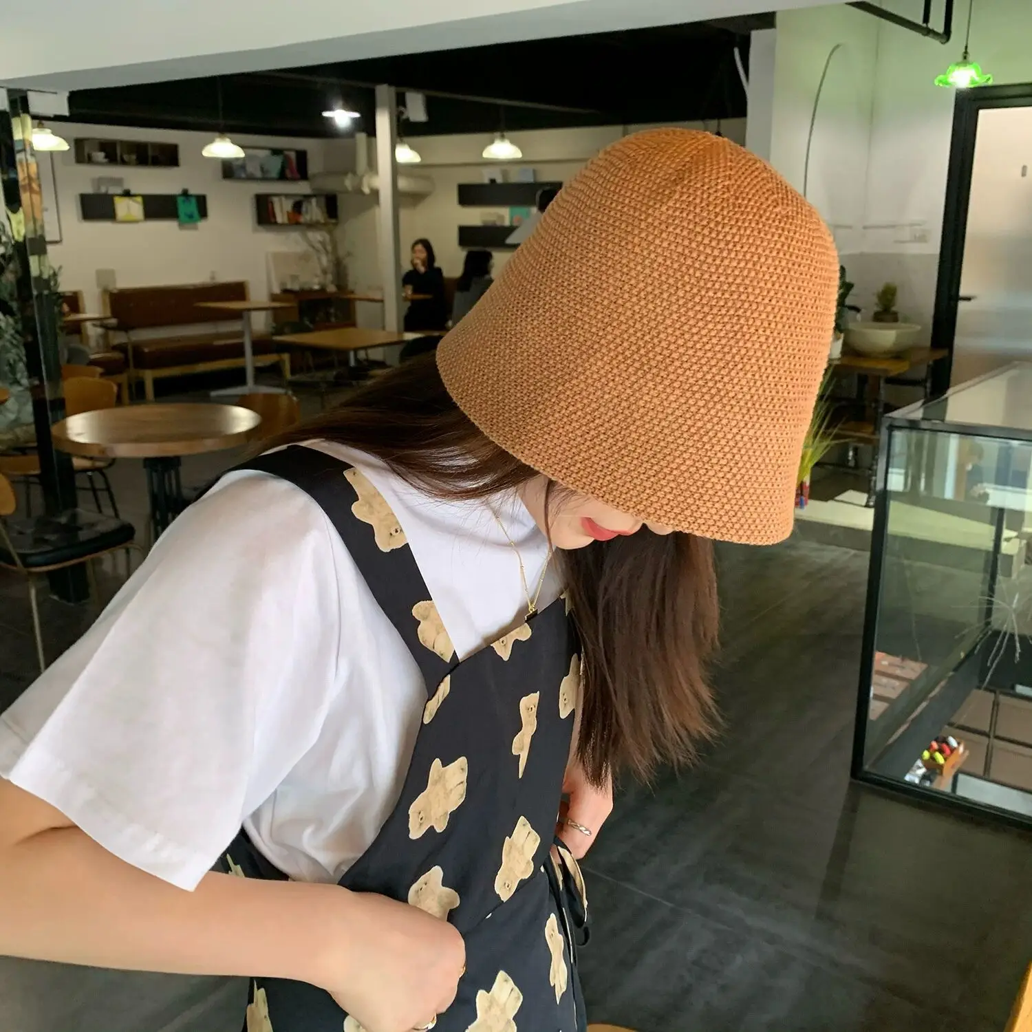 New Fashion Summer Linen Hats for Women Foldable Outdoor Gorro 2023 Sunshade Hollowed Panama Hat Beach Caps Fashion Elegante Cap