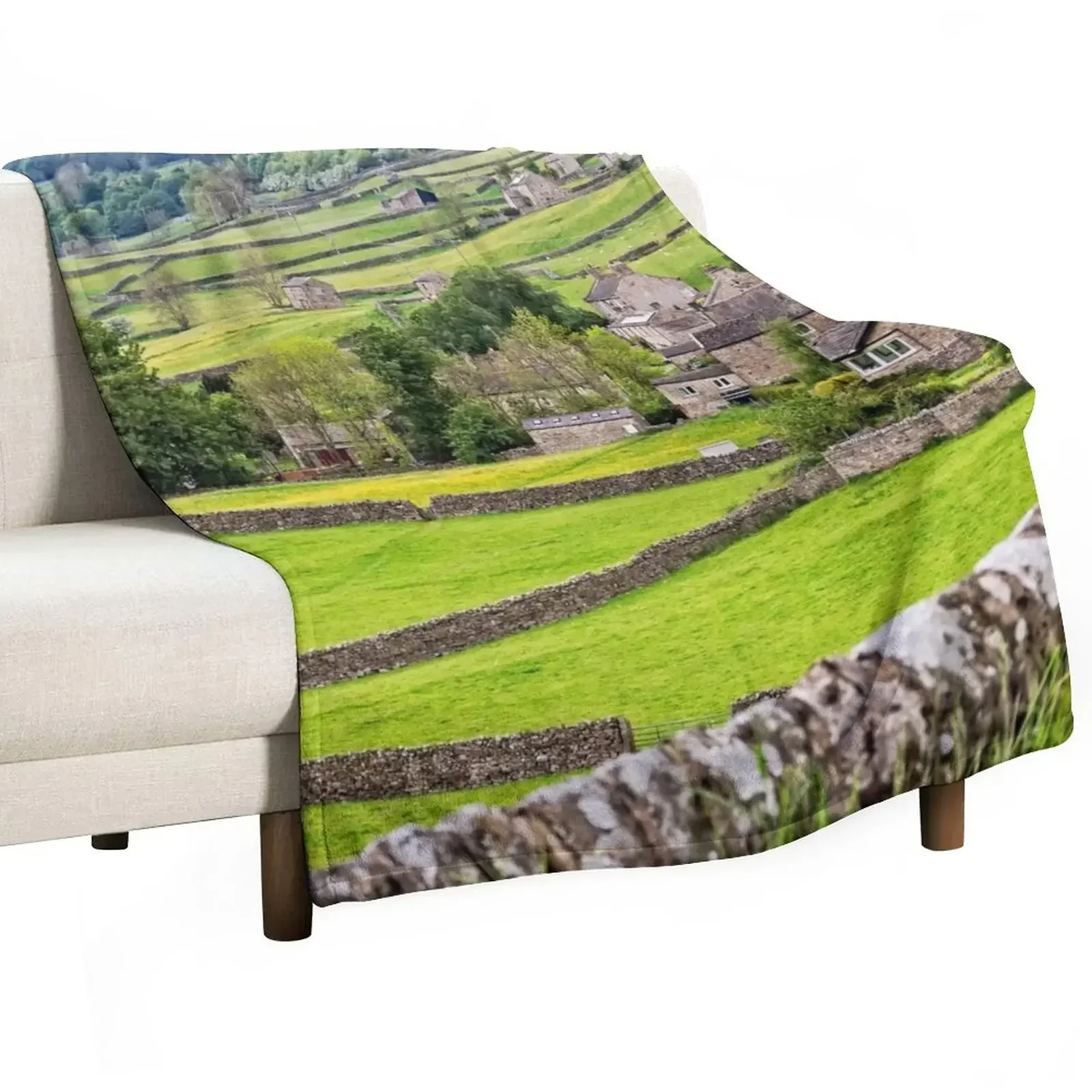 

Gunnerside Yorkshire Throw Blanket Hairy Weighted Comforter Blankets