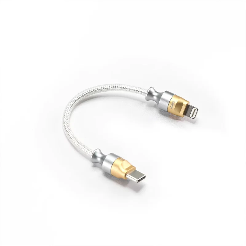 DD ddHiFi MFi05 M2 Light-ning to USB-C OTG Decoding Cable OFC 3.7V Output Voltage for Enhanced Compatibility 9cm/50cm Length