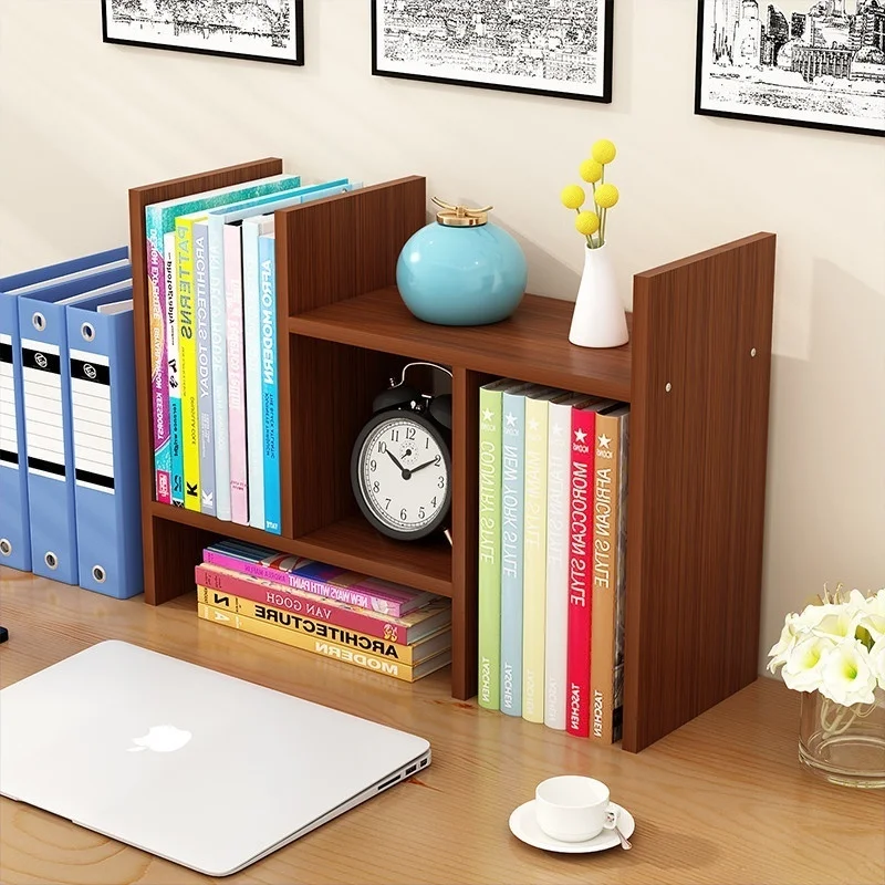 Desktop Tree-shaped bookshelf Livingroom multi-layer simple floor-standing fishbone bookcase bedroom Storage Kitchen Organizer 4