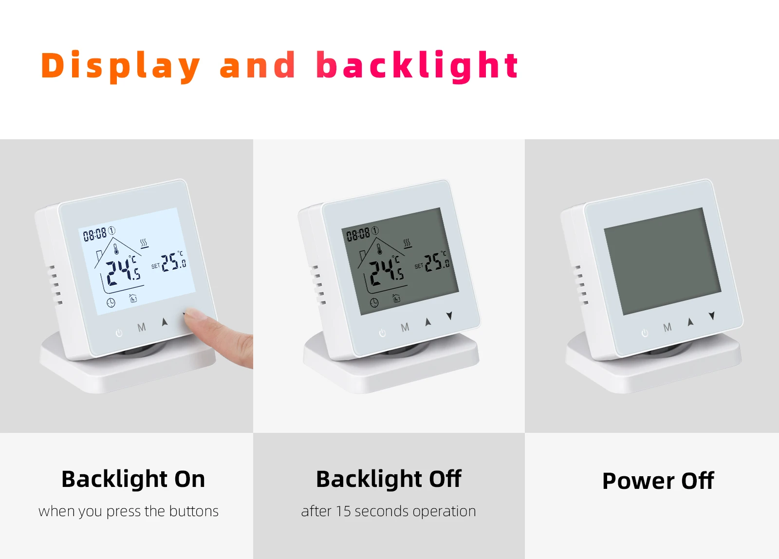Smart Wireless Thermostat for Gas Boiler Room Heating RF Home Temperature Contro