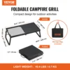 VEVOR Folding Campfire Grill,Portable Camping Grates Camp Fire Cooking Equipment with Legs Carrying Bag for Outdoor BBQ Cooking 2