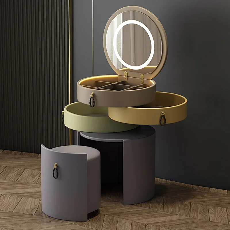 Items Makeup Dressing Table Box Container Drawer Nordic Organizer Woman Coiffeuse Dressers Dressing Table Mirrors Makeup Storage Dressing Table Drawer Modern Stool Luxury Dressing Table Mirror Nordic Tocador Maquillaje Hotel Furniture