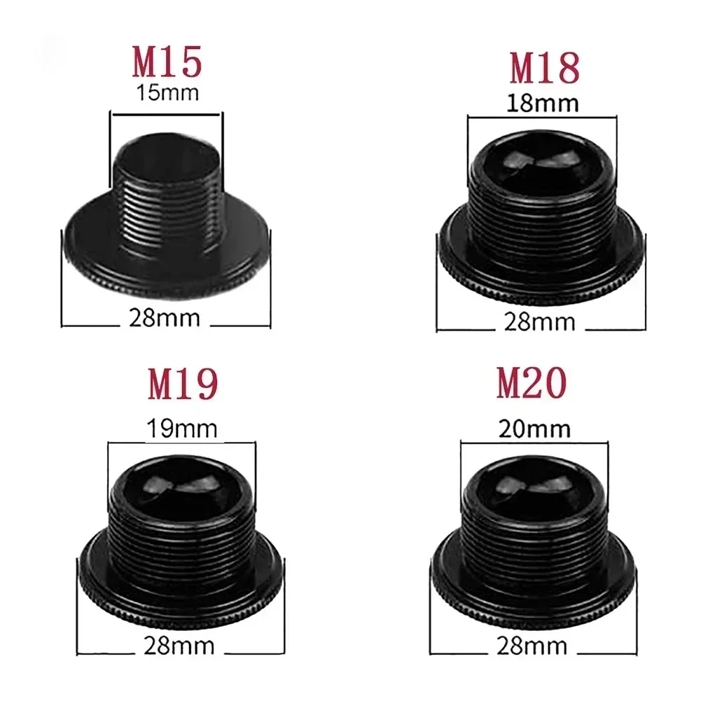 Bicycle Crank Screws Crank Arm Fixing Bolt BB Central Axis Screw Crankset Nut Cover Cap For MTB Road Bike M15 M18 M19 M20 bike crank cover,bike crank,bike crankset,bike crank bolt,bicycle chainring bolt,bike bottom bracket bolts,bicycle parts