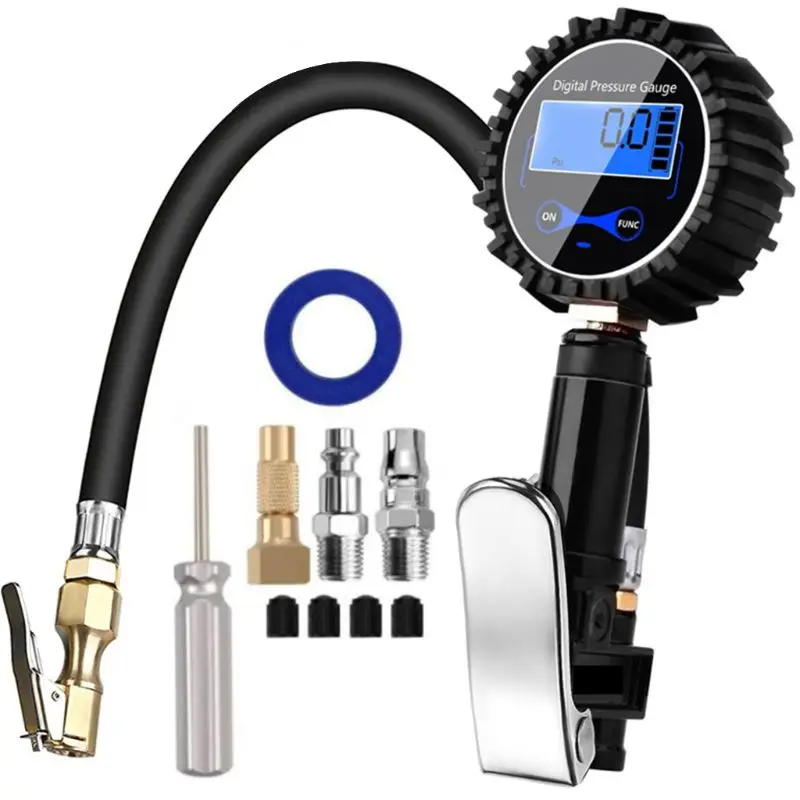 

Portable Car Tire inflator Air Universal Air Compressor with Pressure Gauge AOS