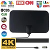 Antenne TV numérique 8K, 2023 milles, design plat HD, 25dB