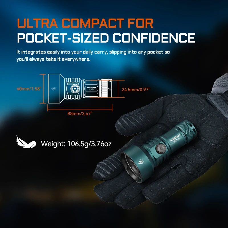 Compact Long Range Flashlight 5