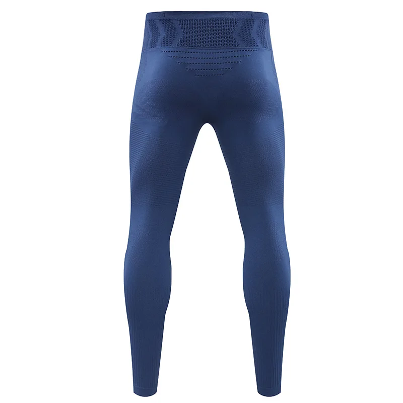 Compression Marathon Running Tights Men Women Trousers Yoga Leggings with Wrap-Around Mesh Fanny Pack Quick Dry Exercise Pants