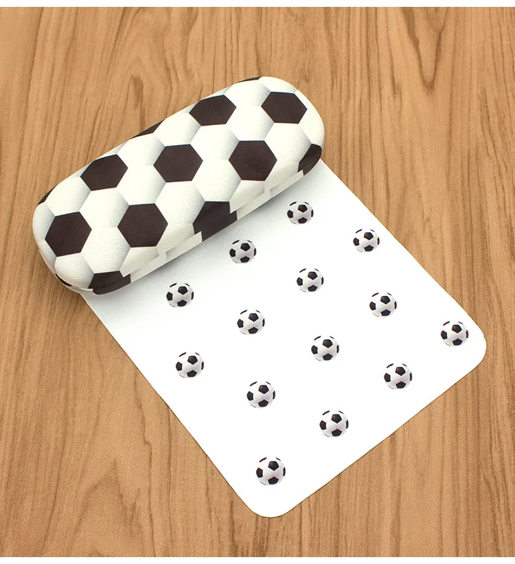 Custodia Per Occhiali Bambini A Tema Calcio | Rigida E Portatile Con Panno - Foto 2