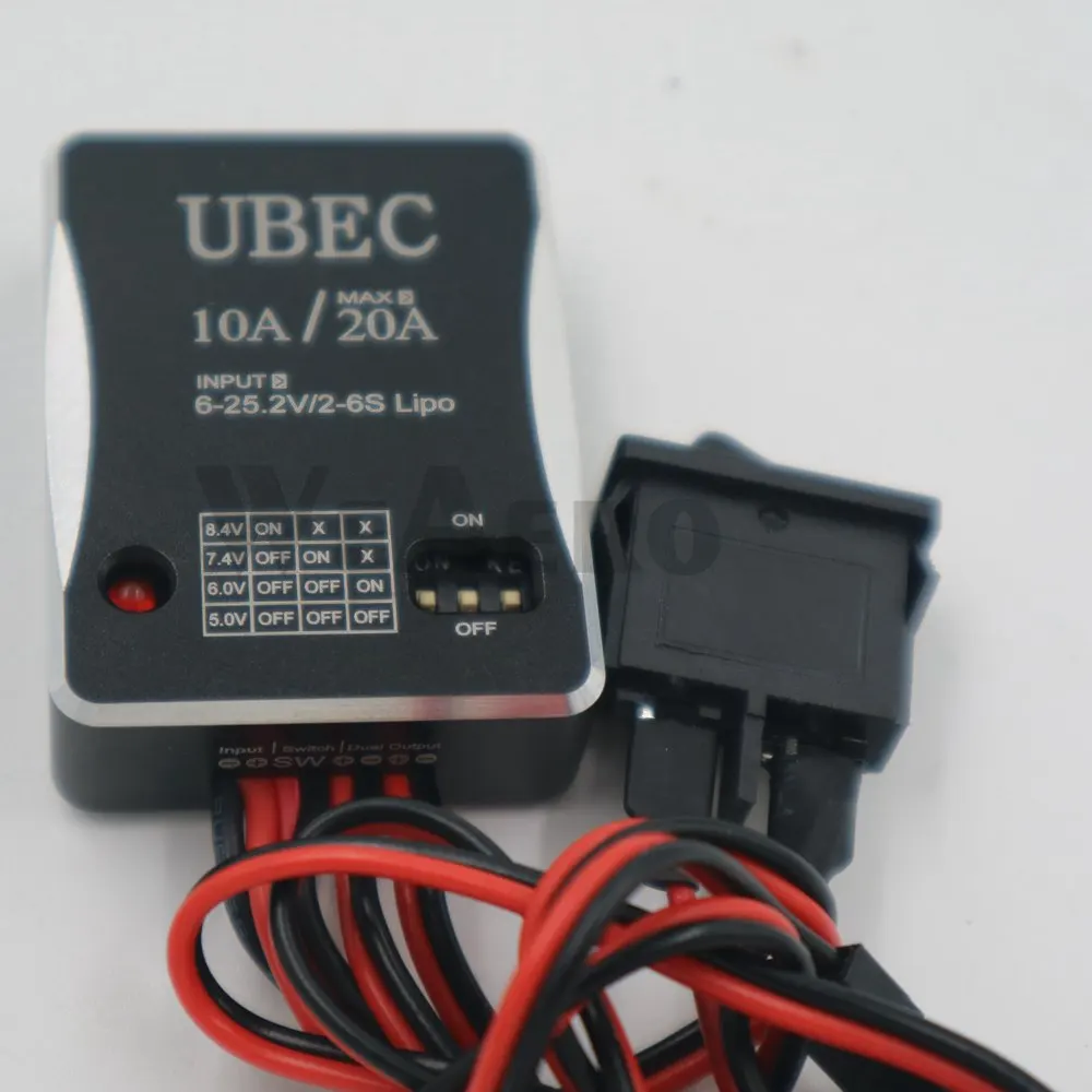 

Новое поступление! BEC внешнее устройство постоянного напряжения, UBEC 10A Поддержка 2-6S Lipo для радиоуправляемых самолётов