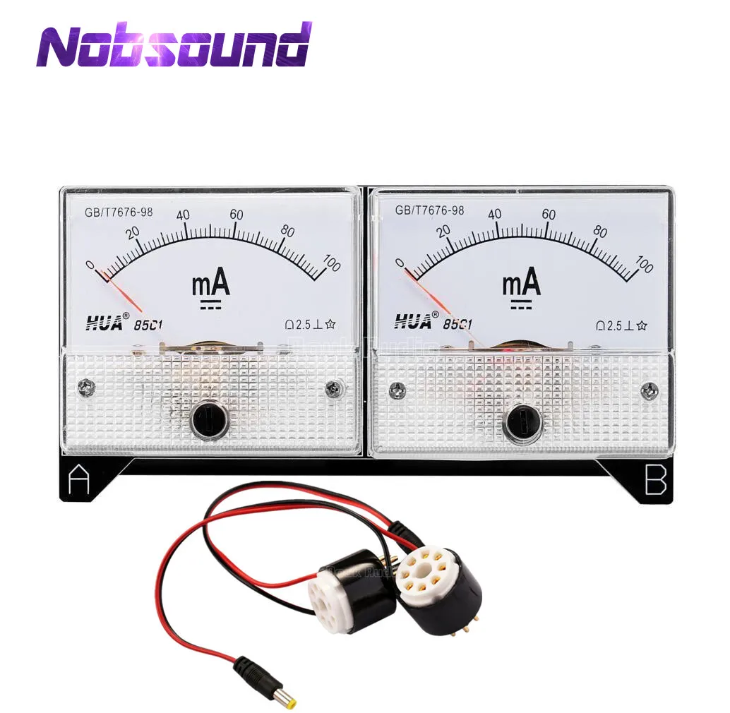 Nobsound Dual Corrente Di Polarizzazione Sonde Tester Del Tester Per El34 Kt88 6L6 6V6 6550 Tubo A Vuoto Amplificatore